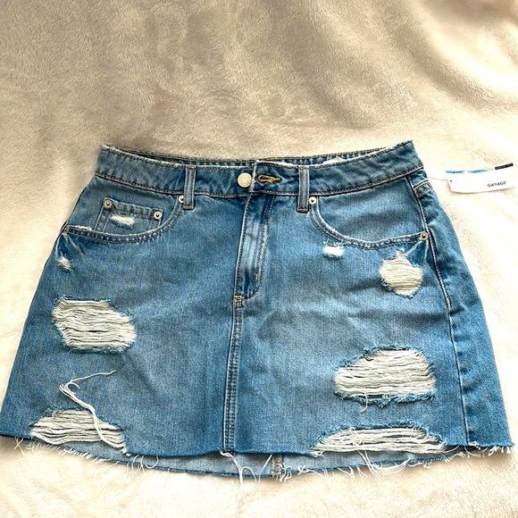 BNWT Garage Denim Mini Skirts - Picture 1 of 3